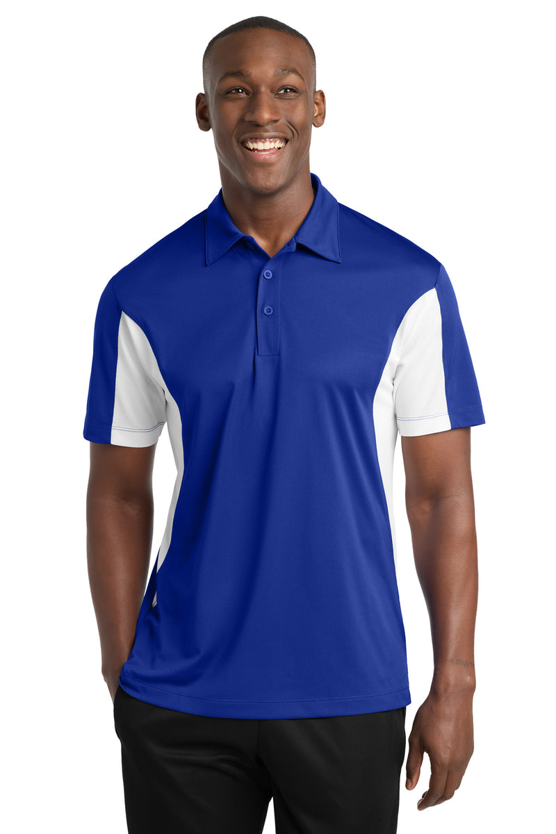 DRIEQUIP Tall Side Blocked Micropique Sport-Wick ® Polo T
