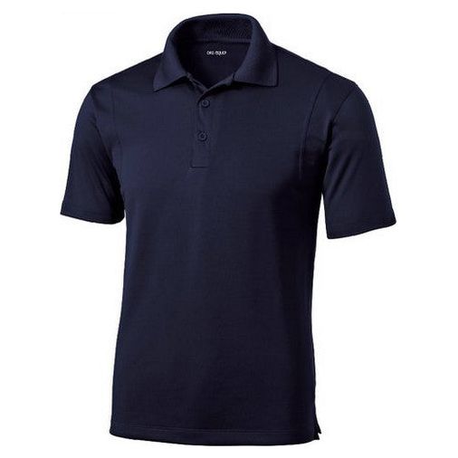 Navy Tall Moisture Wicking Men's Golf Polo