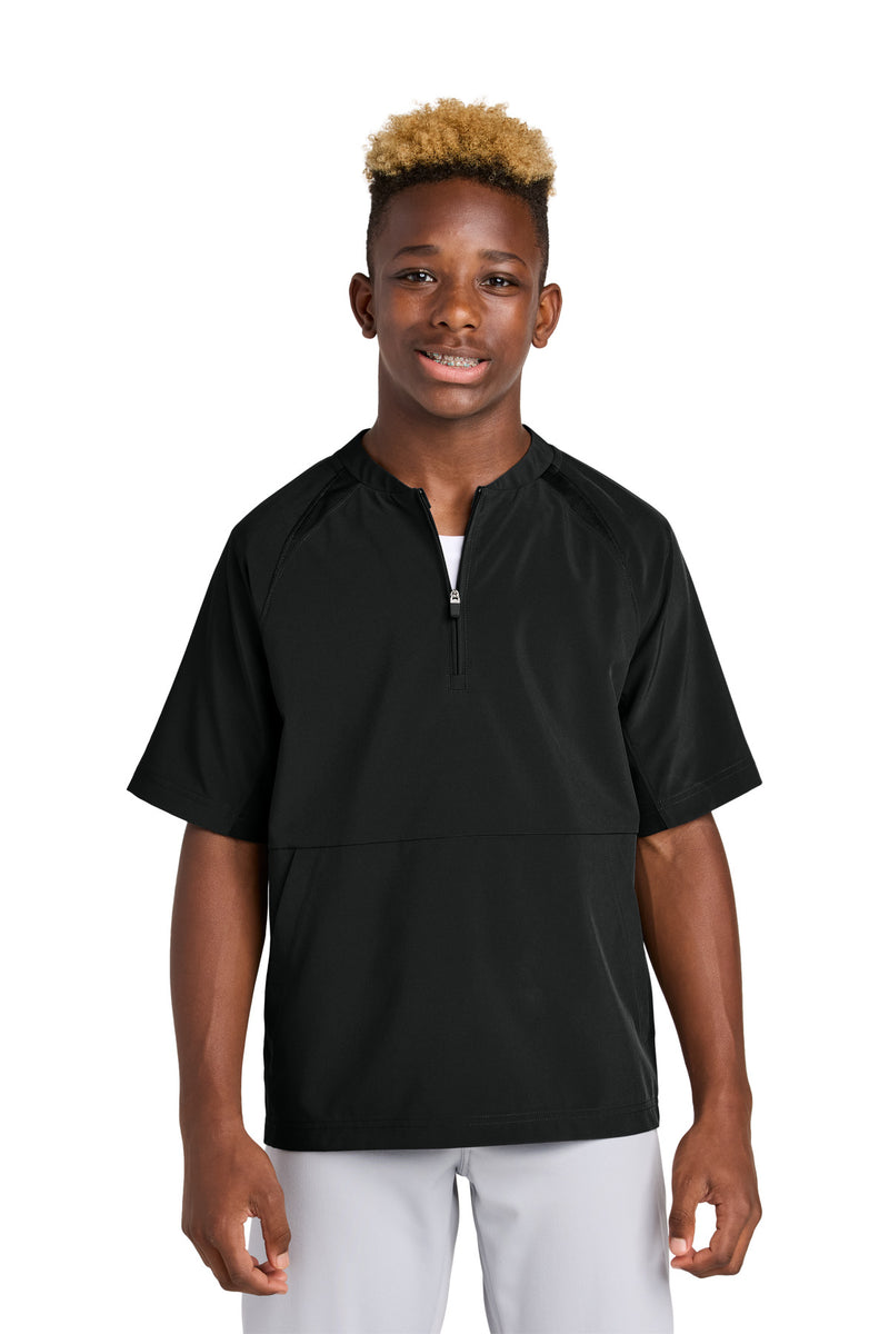 DRIEQUIP Youth Repeat 1/2-Zip Short Sleeve Jacket YJ
