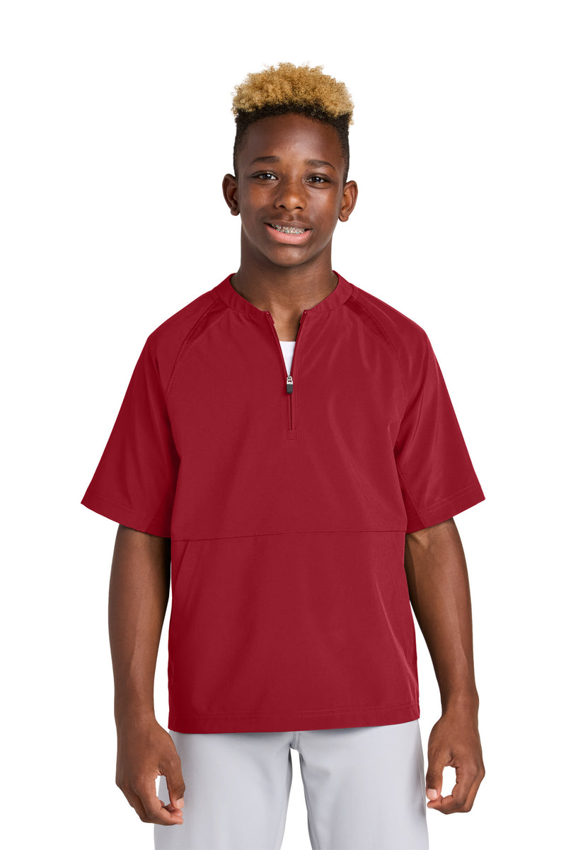 DRIEQUIP Youth Repeat 1/2-Zip Short Sleeve Jacket YJ