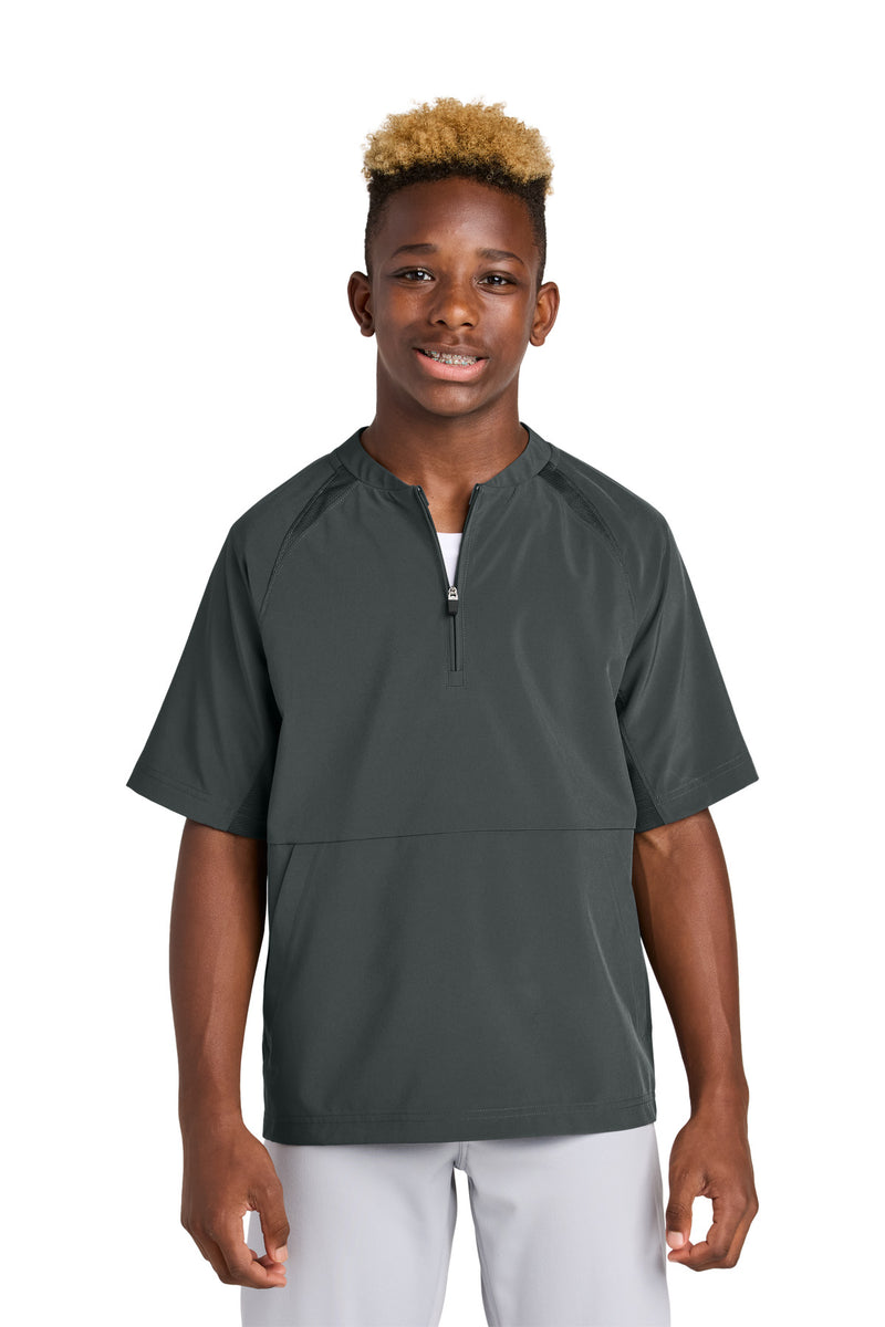 DRIEQUIP Youth Repeat 1/2-Zip Short Sleeve Jacket YJ