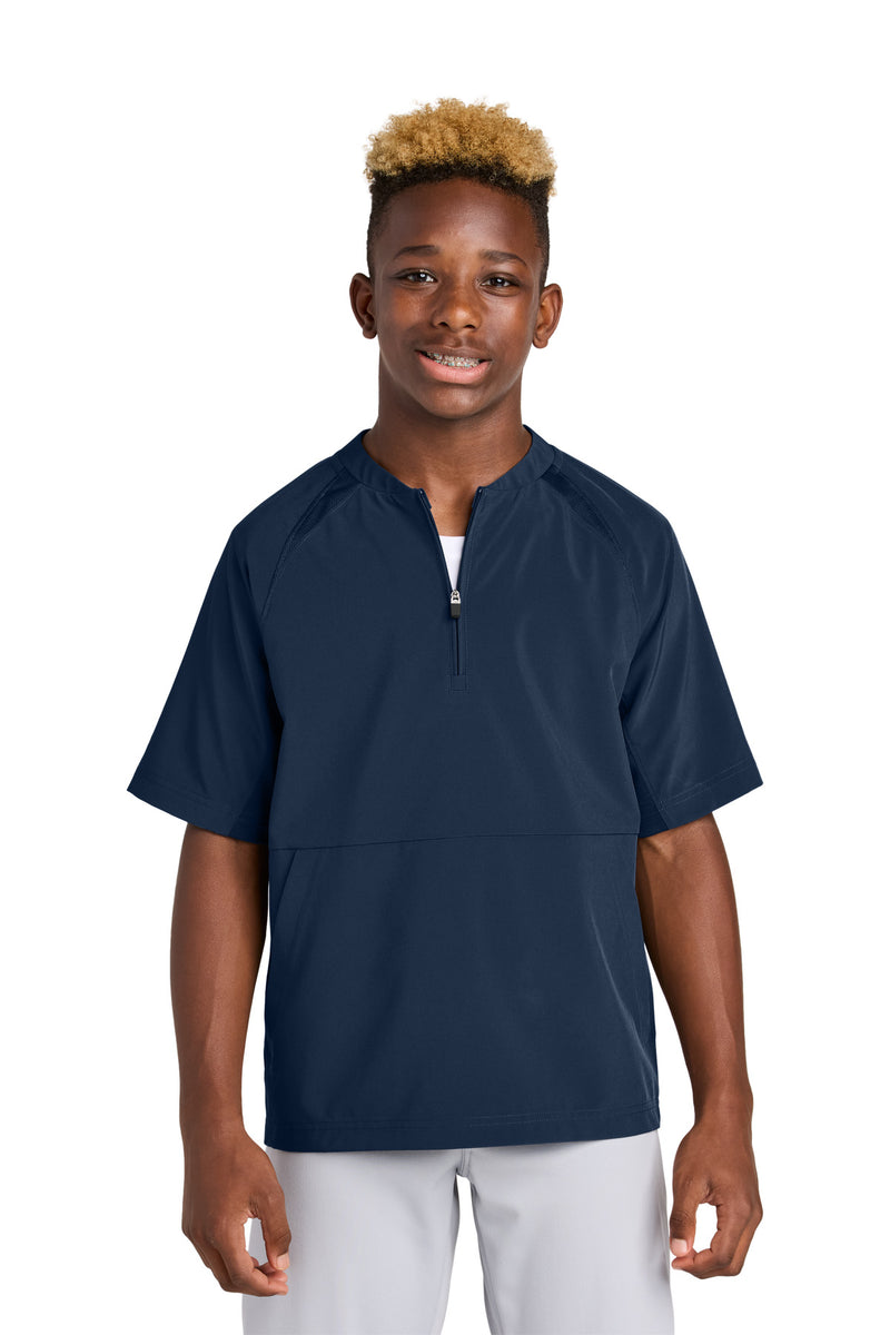 DRIEQUIP Youth Repeat 1/2-Zip Short Sleeve Jacket YJ