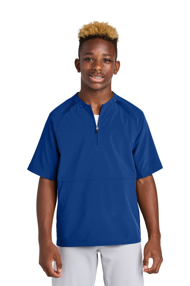 DRIEQUIP Youth Repeat 1/2-Zip Short Sleeve Jacket YJ