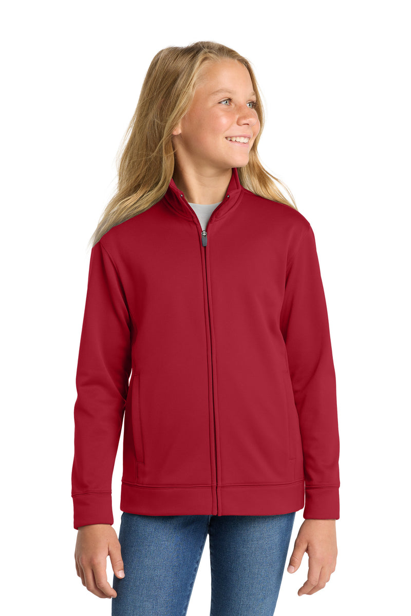 DRIEQUIP Youth Sport-Wick ® Fleece Full-Zip Jacket. Y