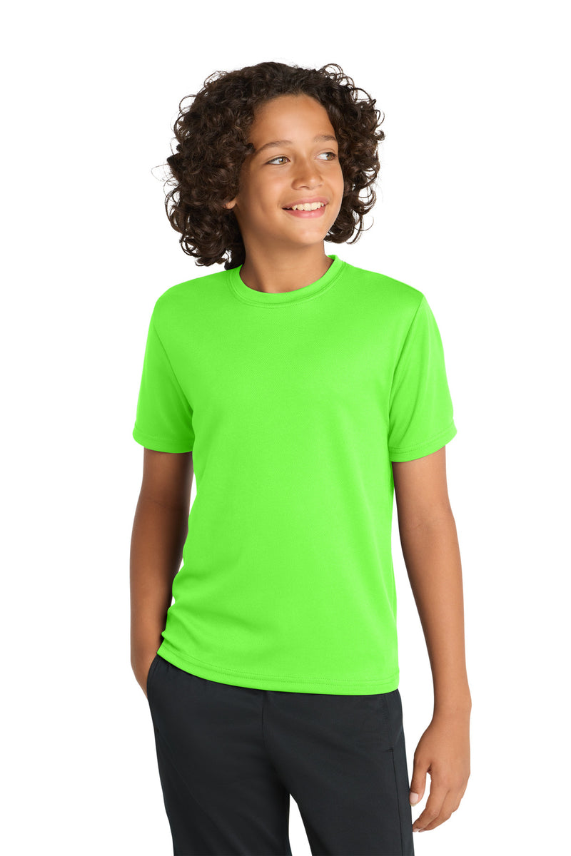 DRIEQUIP Youth Performance RacerMesh Tee with Moisture-Wicking Technology