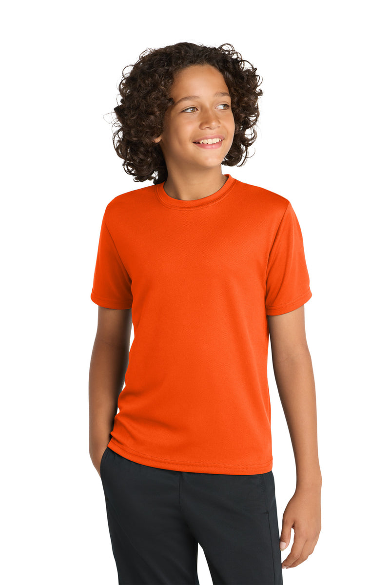 DRIEQUIP Youth Performance RacerMesh Tee with Moisture-Wicking Technology