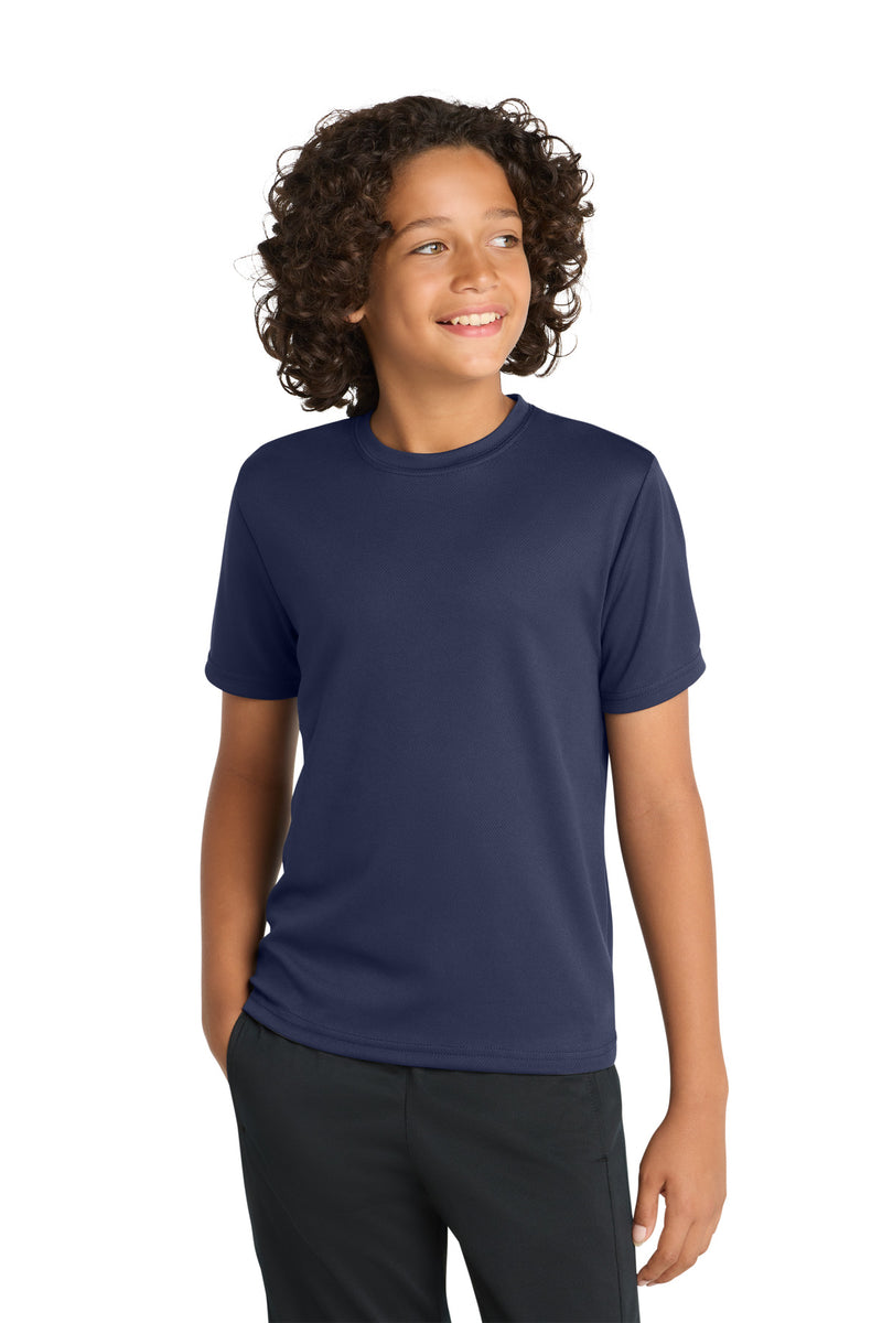 DRIEQUIP Youth Performance RacerMesh Tee with Moisture-Wicking Technology