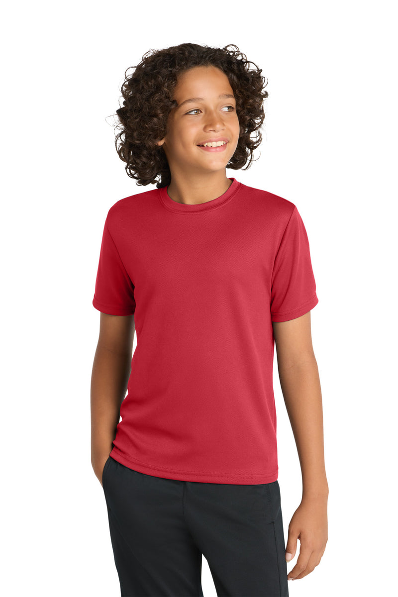 DRIEQUIP Youth Performance RacerMesh Tee with Moisture-Wicking Technology