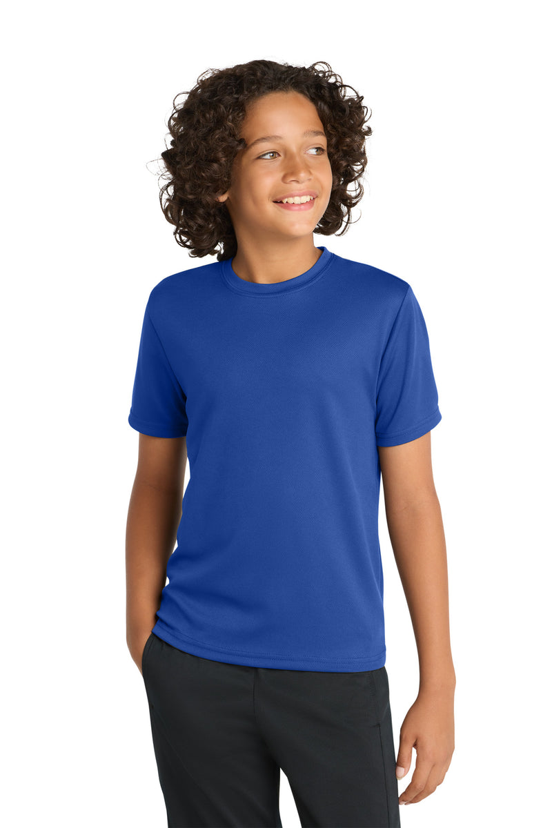 DRIEQUIP Youth Performance RacerMesh Tee with Moisture-Wicking Technology