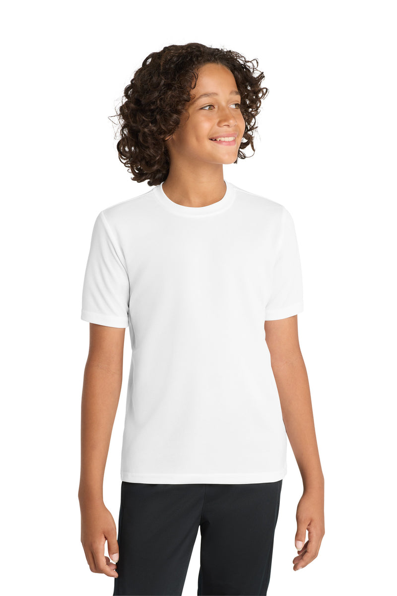 DRIEQUIP Youth Performance RacerMesh Tee with Moisture-Wicking Technology