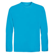 Atomic Blue Youth Long Sleeve Moisture Wicking Athletic Shirt
