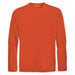 Deep Orange Youth Long Sleeve Moisture Wicking Athletic Shirt