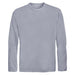 Silver Youth Long Sleeve Moisture Wicking Athletic Shirt