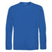 Royal Blue Youth Long Sleeve Moisture Wicking Athletic Shirt