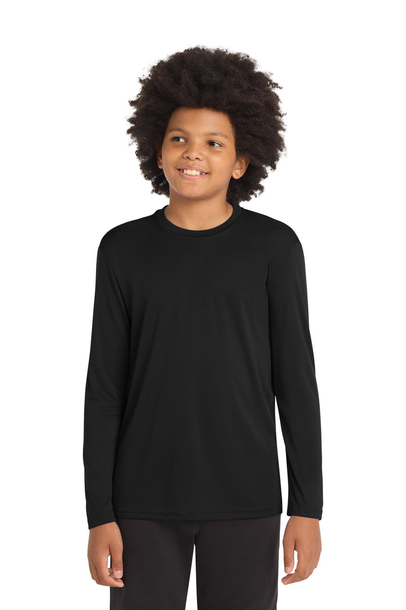 DRIEQUIP Youth Long Sleeve Moisture Wicking Athletic Tee
