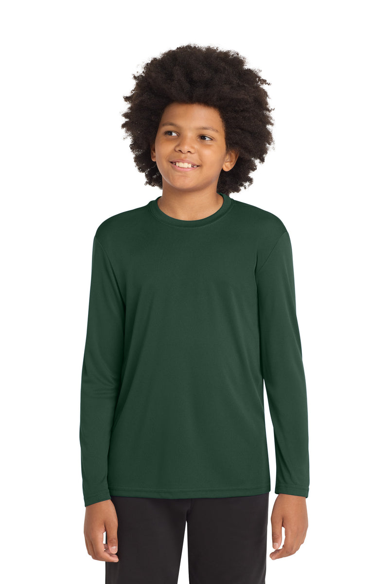 DRIEQUIP Youth Long Sleeve Moisture Wicking Athletic Tee