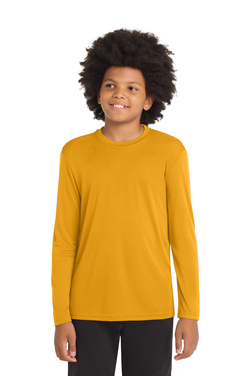 DRIEQUIP Youth Long Sleeve Moisture Wicking Athletic Tee