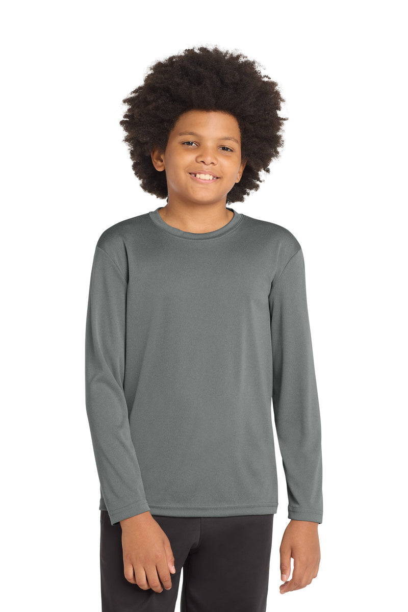 DRIEQUIP Youth Long Sleeve Moisture Wicking Athletic Tee