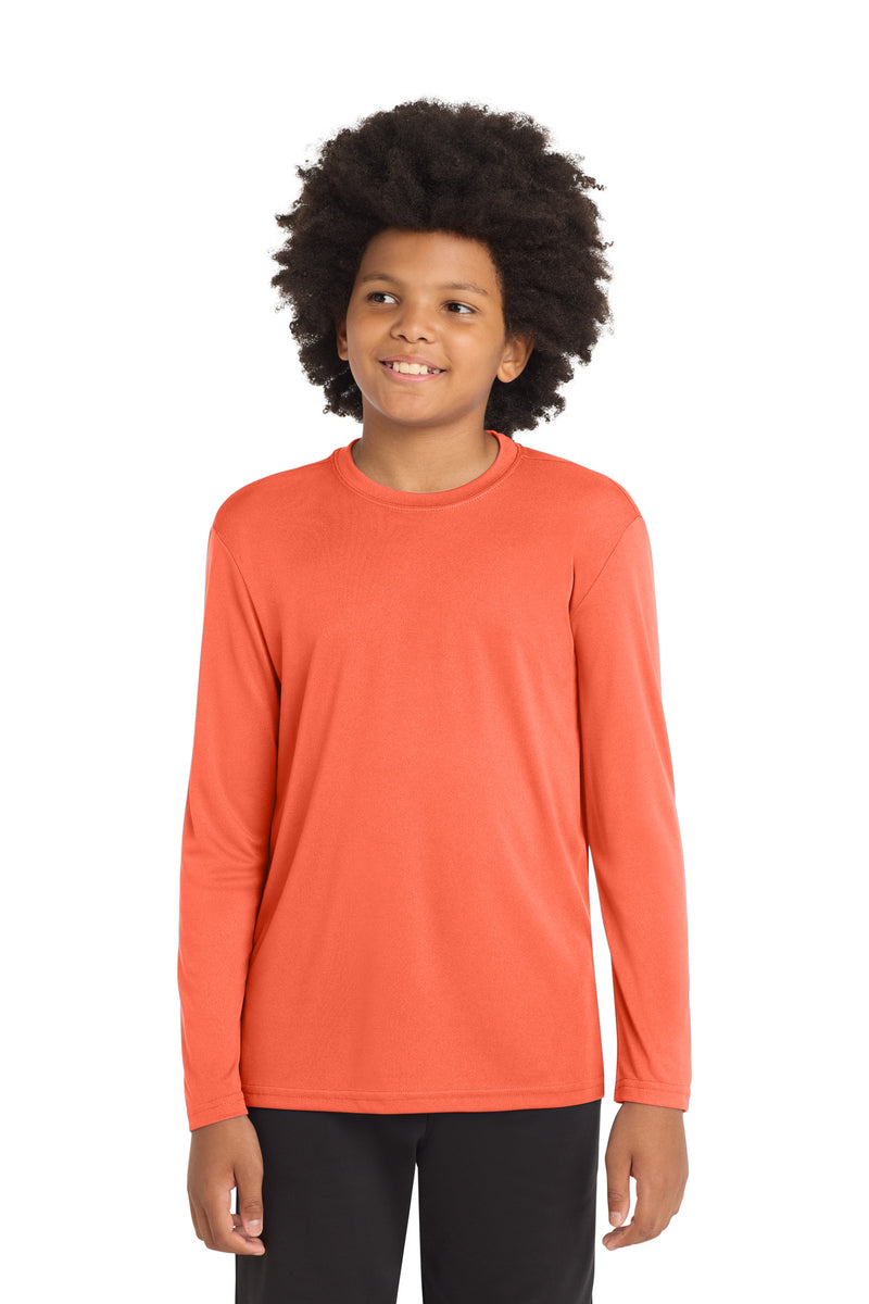 DRIEQUIP Youth Long Sleeve Moisture Wicking Athletic Tee