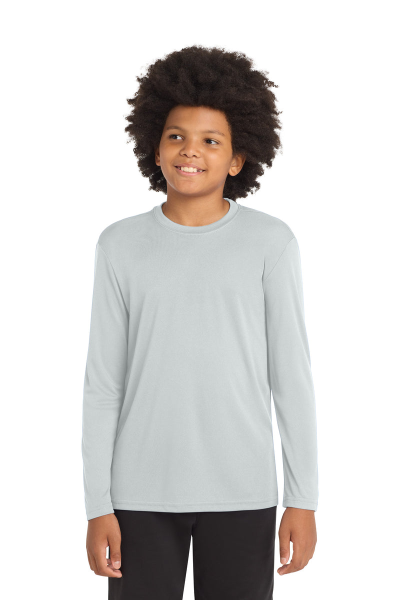 DRIEQUIP Youth Long Sleeve Moisture Wicking Athletic Tee