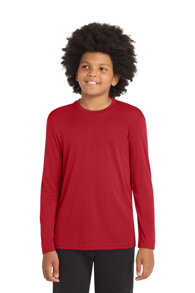 DRIEQUIP Youth Long Sleeve Moisture Wicking Athletic Tee