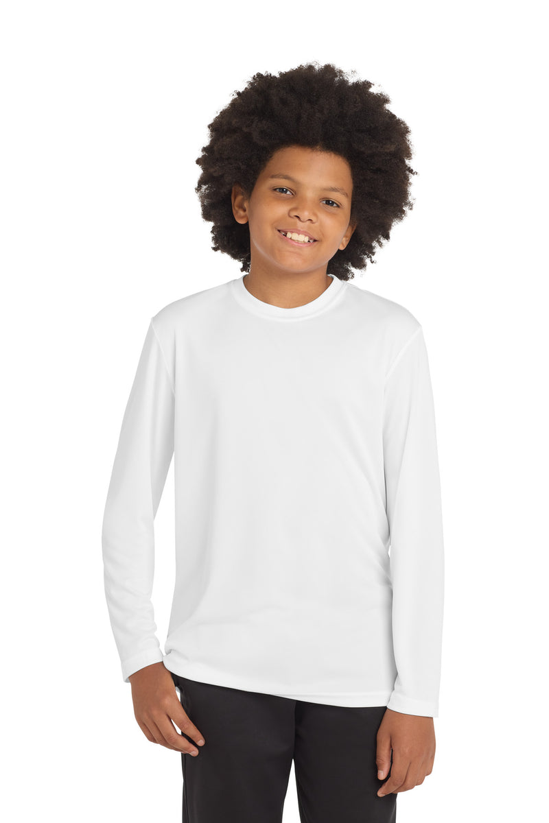 DRIEQUIP Youth Long Sleeve Moisture Wicking Athletic Tee