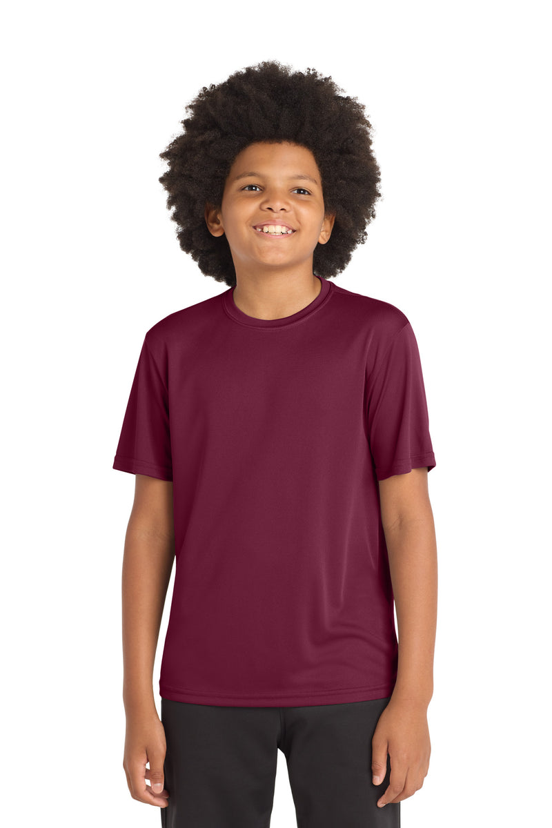 DRIEQUIP Youth Moisture Wicking Athletic Tee with Fade-Resistant Technology