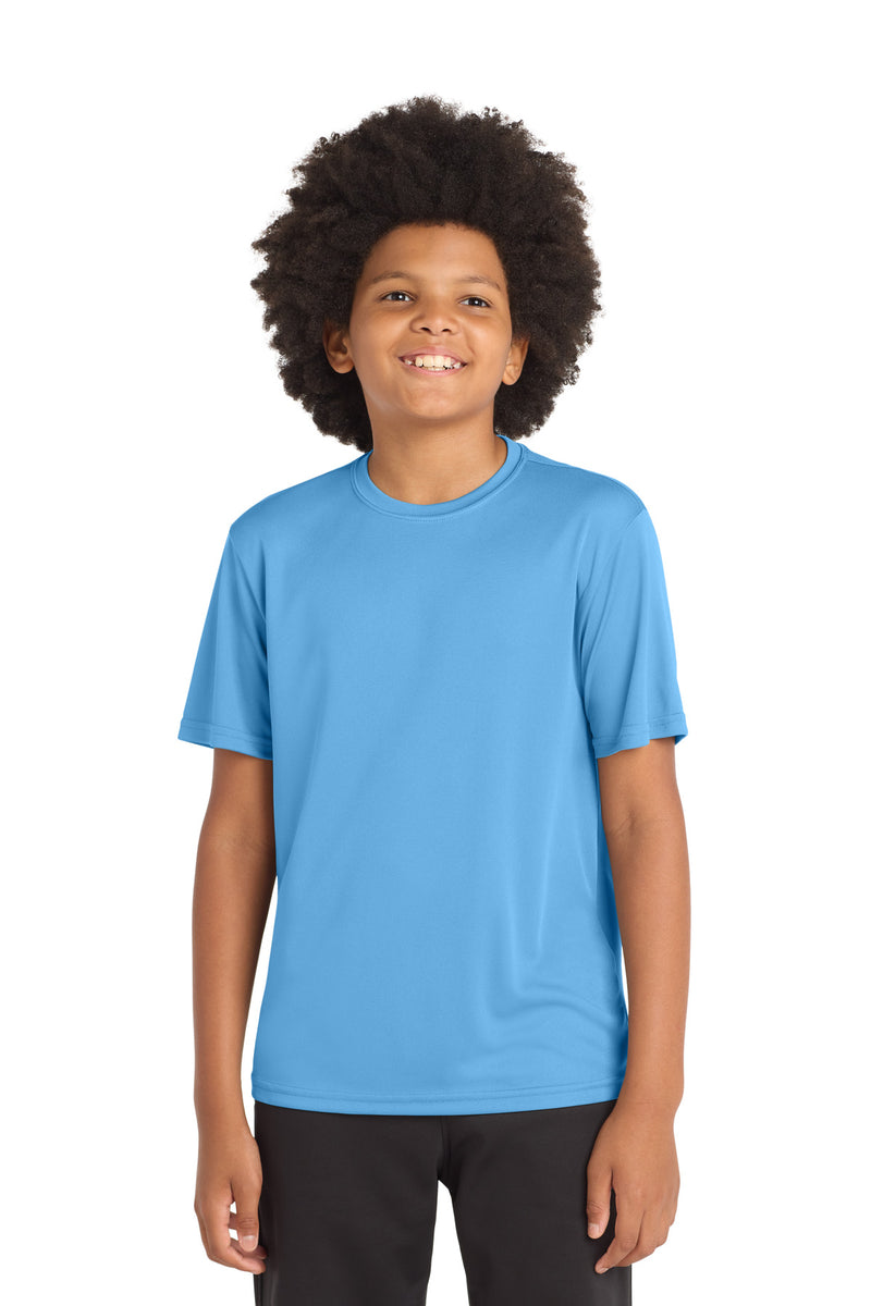DRIEQUIP Youth Moisture Wicking Athletic Tee with Fade-Resistant Technology