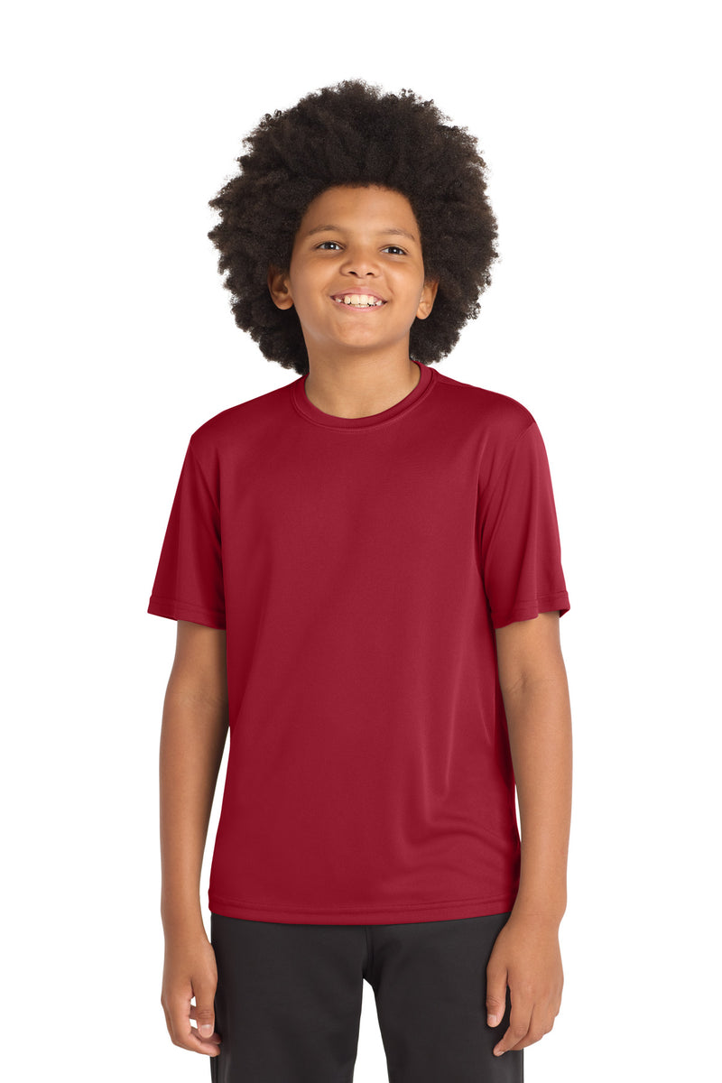 DRIEQUIP Youth Moisture Wicking Athletic Tee with Fade-Resistant Technology