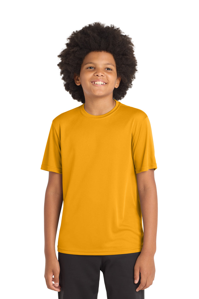 DRIEQUIP Youth Moisture Wicking Athletic Tee with Fade-Resistant Technology