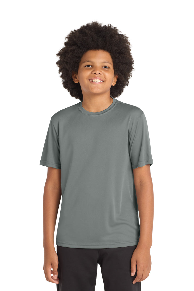 DRIEQUIP Youth Moisture Wicking Athletic Tee with Fade-Resistant Technology