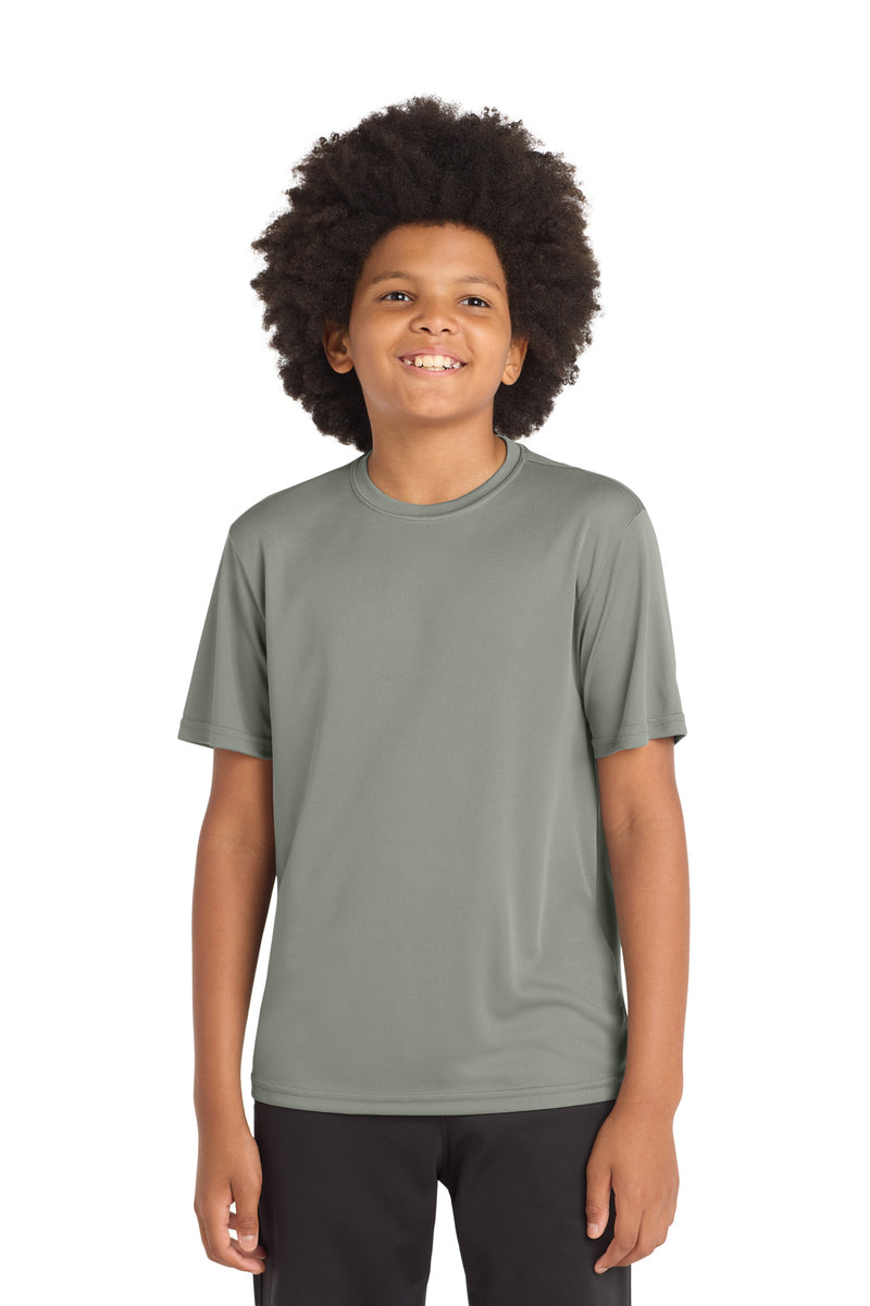 DRIEQUIP Youth Moisture Wicking Athletic Tee with Fade-Resistant Technology