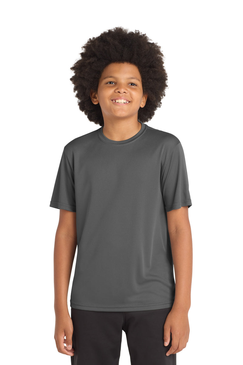 DRIEQUIP Youth Moisture Wicking Athletic Tee with Fade-Resistant Technology