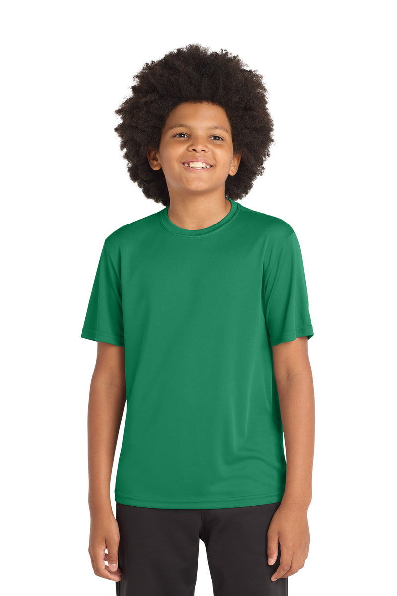DRIEQUIP Youth Moisture Wicking Athletic Tee with Fade-Resistant Technology