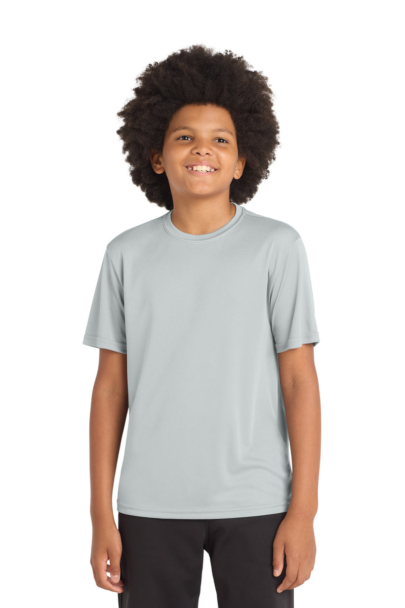 DRIEQUIP Youth Moisture Wicking Athletic Tee with Fade-Resistant Technology