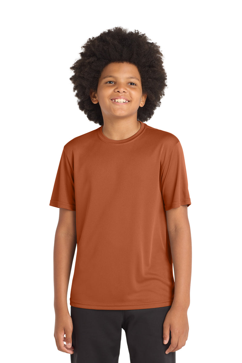 DRIEQUIP Youth Moisture Wicking Athletic Tee with Fade-Resistant Technology
