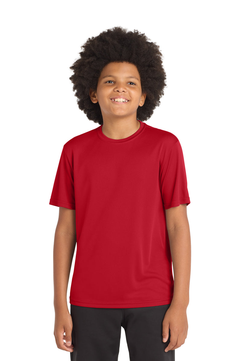 DRIEQUIP Youth Moisture Wicking Athletic Tee with Fade-Resistant Technology