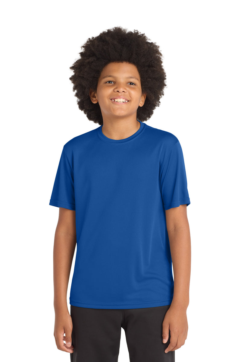 DRIEQUIP Youth Moisture Wicking Athletic Tee with Fade-Resistant Technology