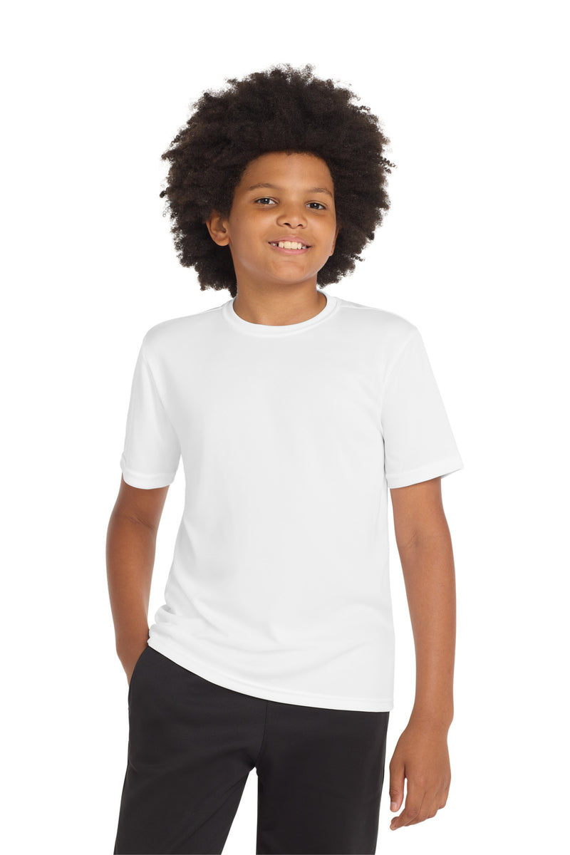 DRIEQUIP Youth Moisture Wicking Athletic Tee with Fade-Resistant Technology