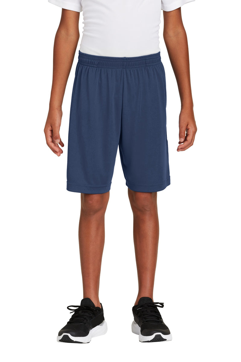 DRIEQUIP Youth Moisture Wicking Athletic Shorts with Pockets