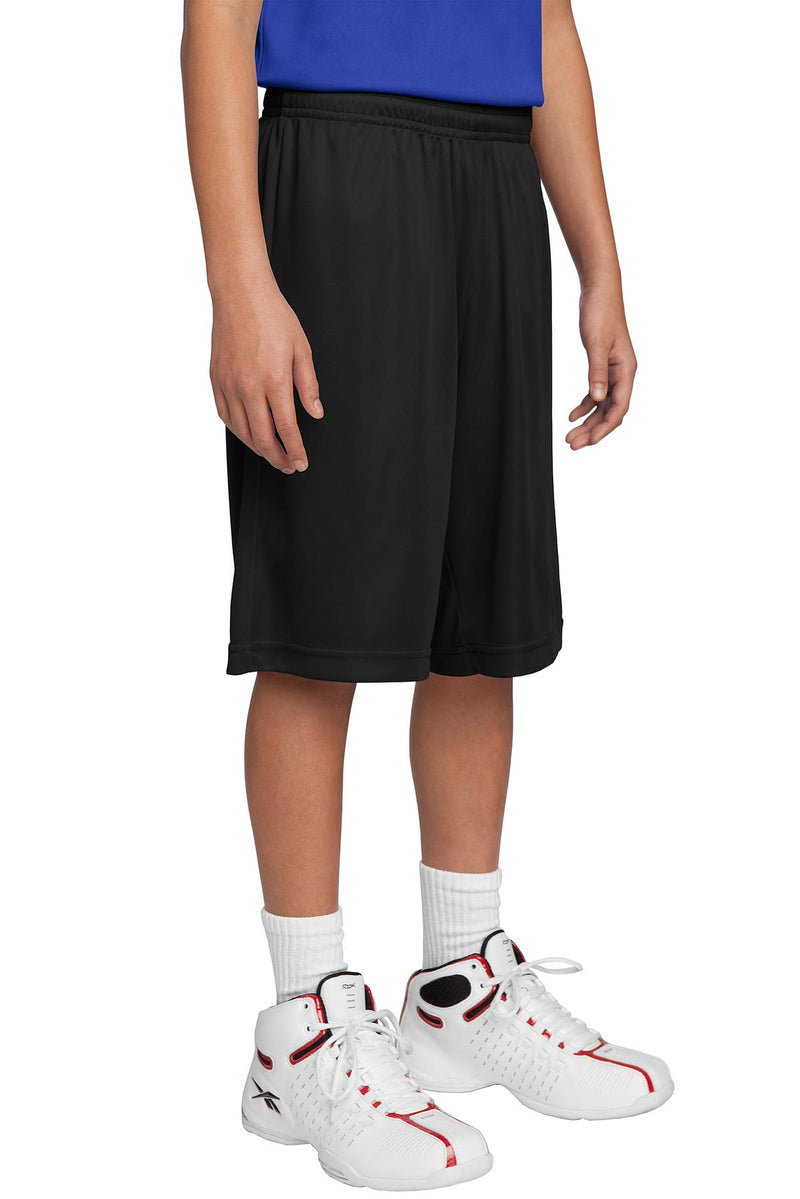 DRIEQUIP Youth Moisture Wicking Athletic Shorts with 9-Inch Inseam