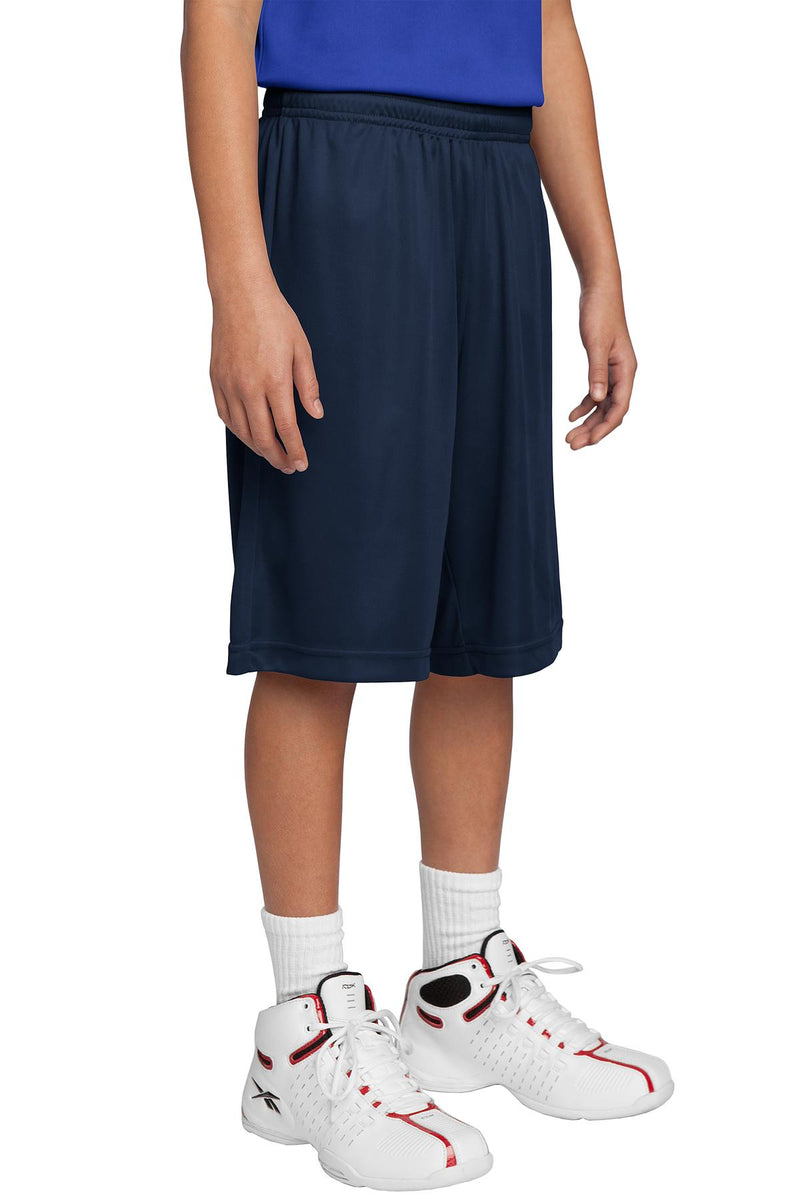 DRIEQUIP Youth Moisture Wicking Athletic Shorts with 9-Inch Inseam