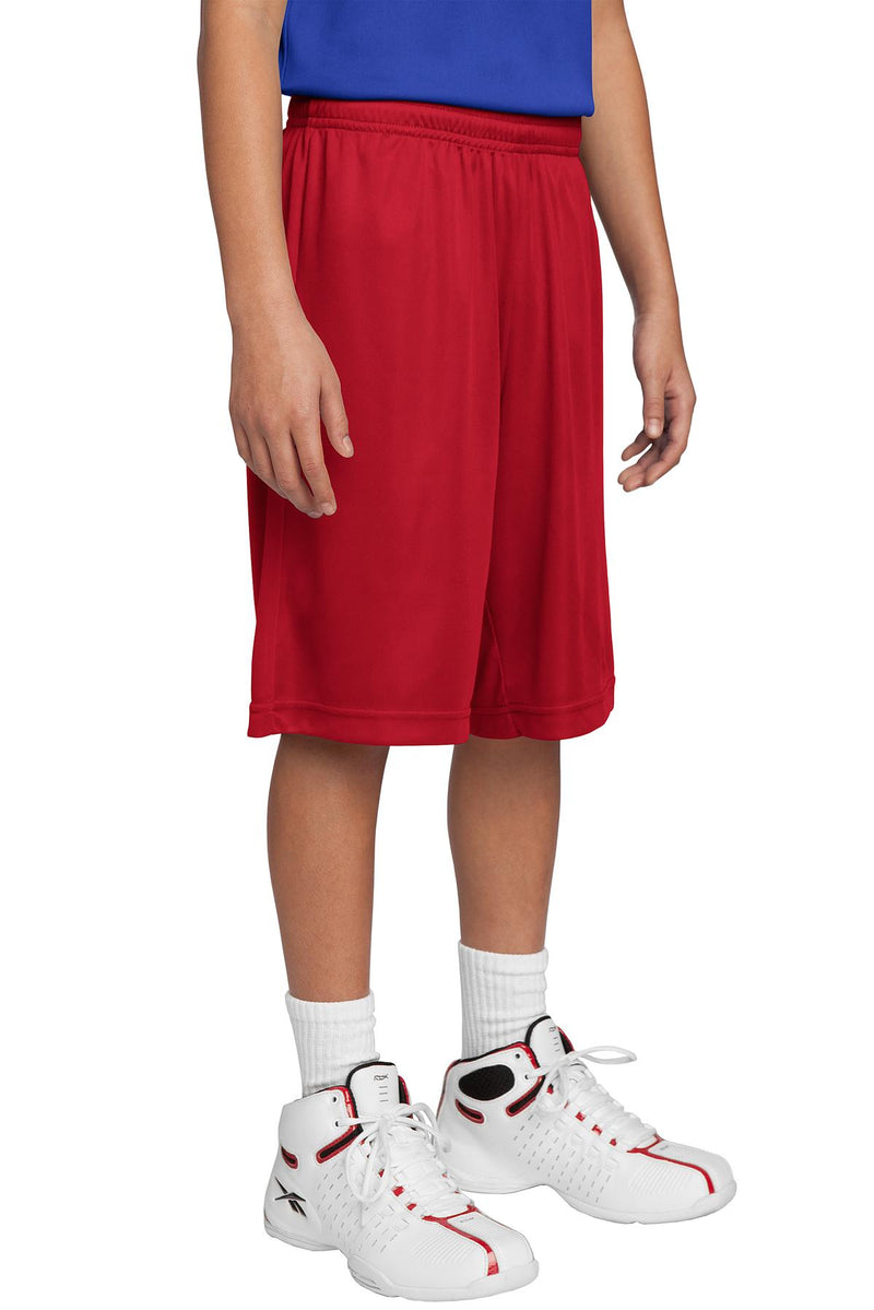 DRIEQUIP Youth Moisture Wicking Athletic Shorts with 9-Inch Inseam