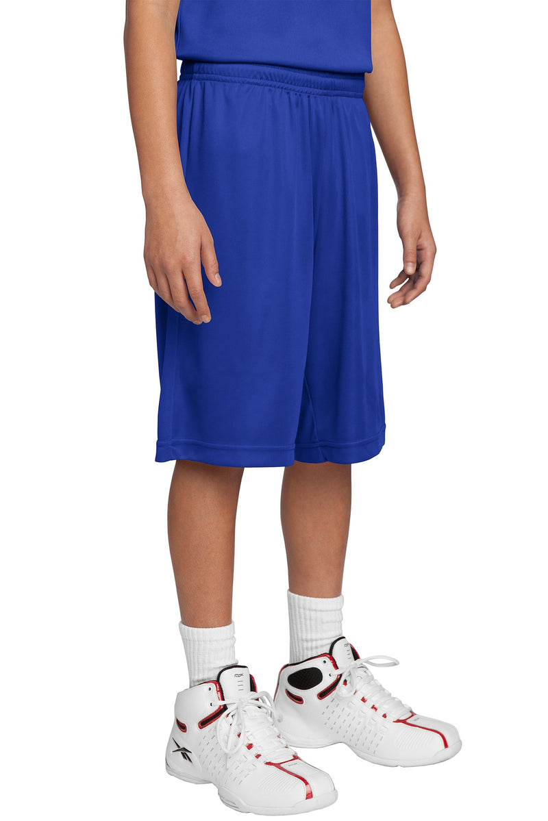 DRIEQUIP Youth Moisture Wicking Athletic Shorts with 9-Inch Inseam