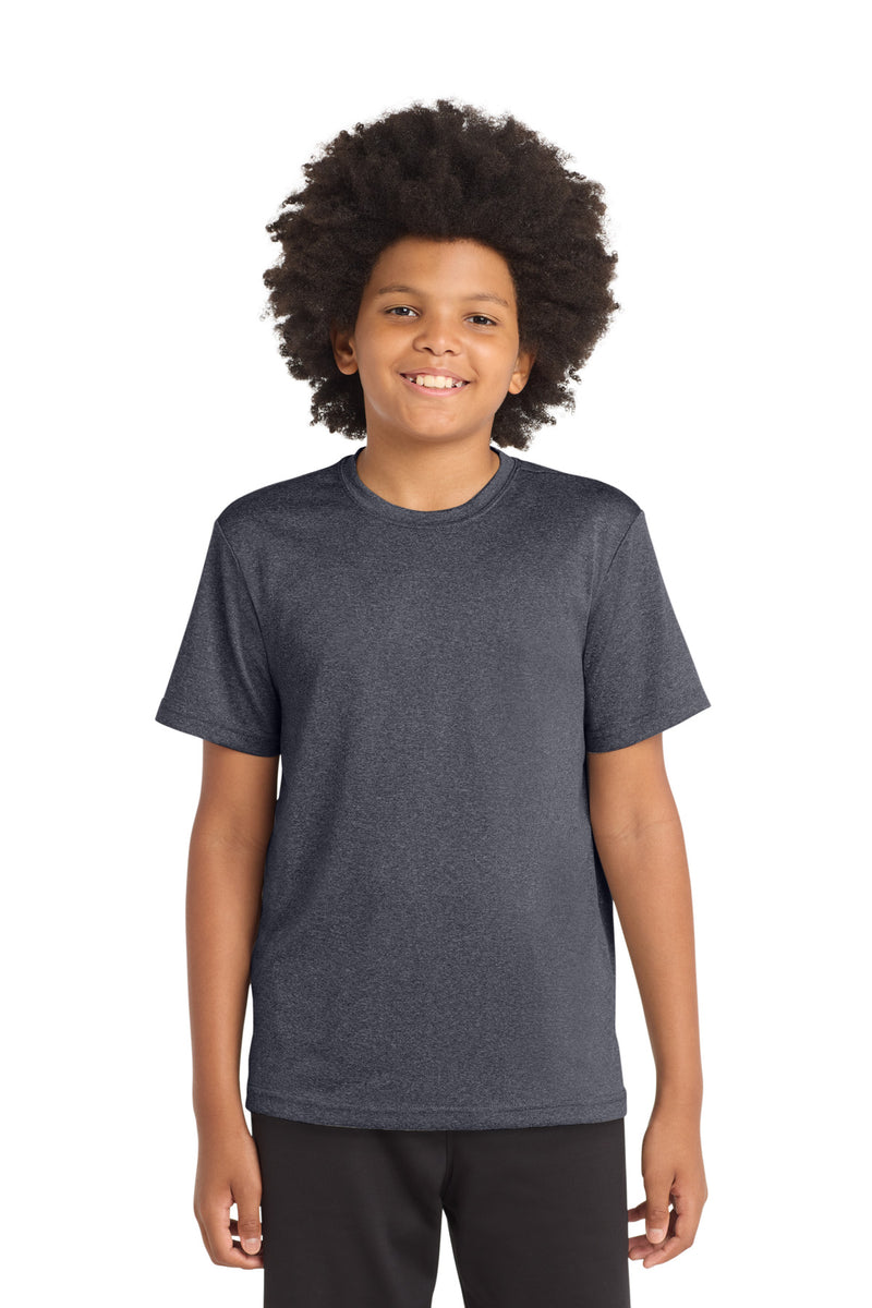 DRIEQUIP Youth Heather Contender Tee with Moisture-Wicking Technology