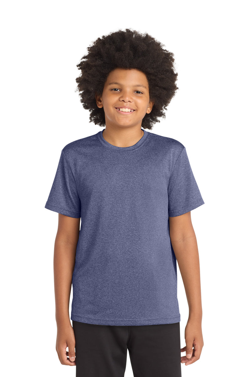 DRIEQUIP Youth Heather Contender Tee with Moisture-Wicking Technology