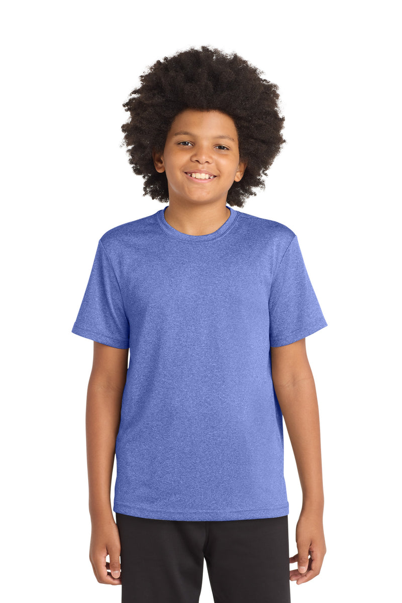 DRIEQUIP Youth Heather Contender Tee with Moisture-Wicking Technology