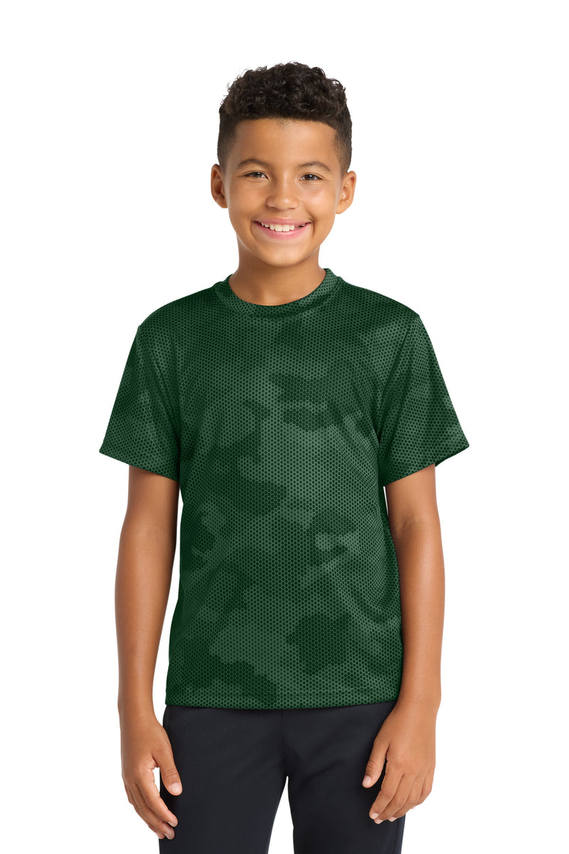 DRIEQUIP Youth CamoHex Tee with Digital Camo Print