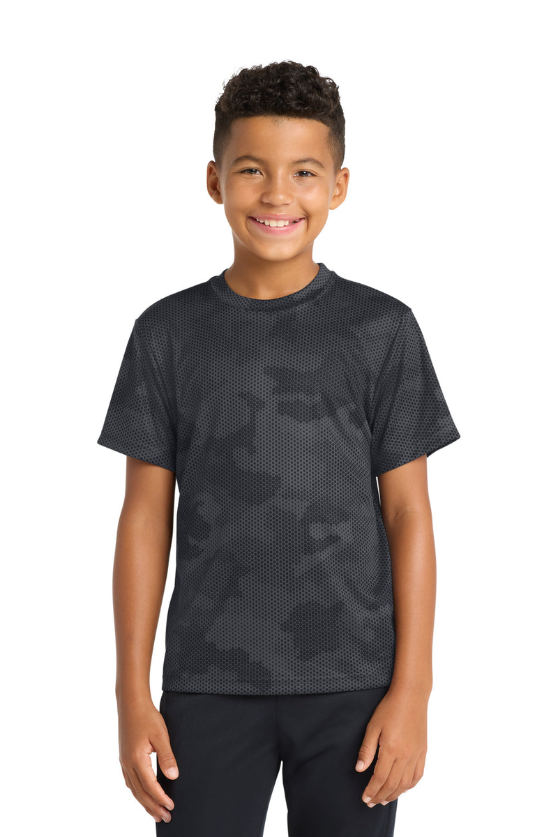 DRIEQUIP Youth CamoHex Tee with Digital Camo Print