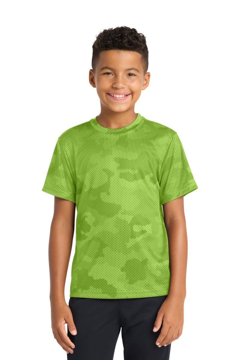 DRIEQUIP Youth CamoHex Tee with Digital Camo Print
